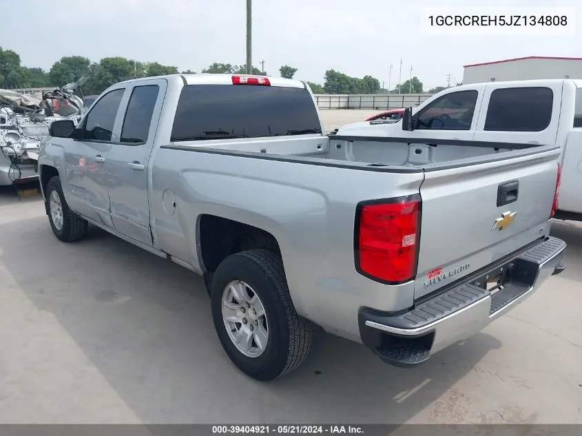 2018 Chevrolet Silverado 1500 1Lt VIN: 1GCRCREH5JZ134808 Lot: 39404921