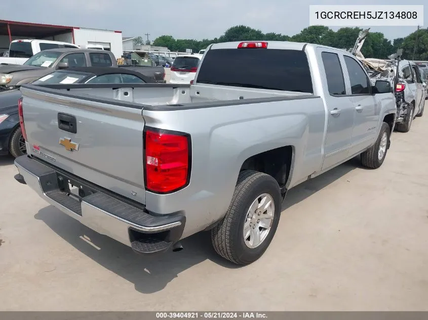 2018 Chevrolet Silverado 1500 1Lt VIN: 1GCRCREH5JZ134808 Lot: 39404921