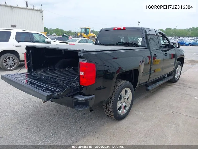 1GCRCPEH7JZ316384 2018 Chevrolet Silverado 1500 Custom