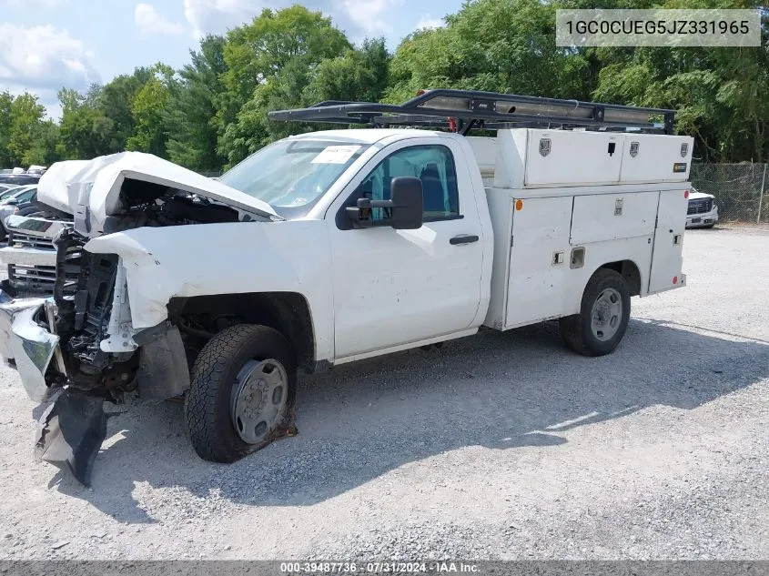 2018 Chevrolet Silverado 2500Hd Wt VIN: 1GC0CUEG5JZ331965 Lot: 39487736