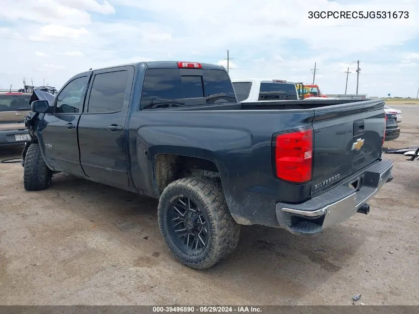 3GCPCREC5JG531673 2018 Chevrolet Silverado 1500 1Lt