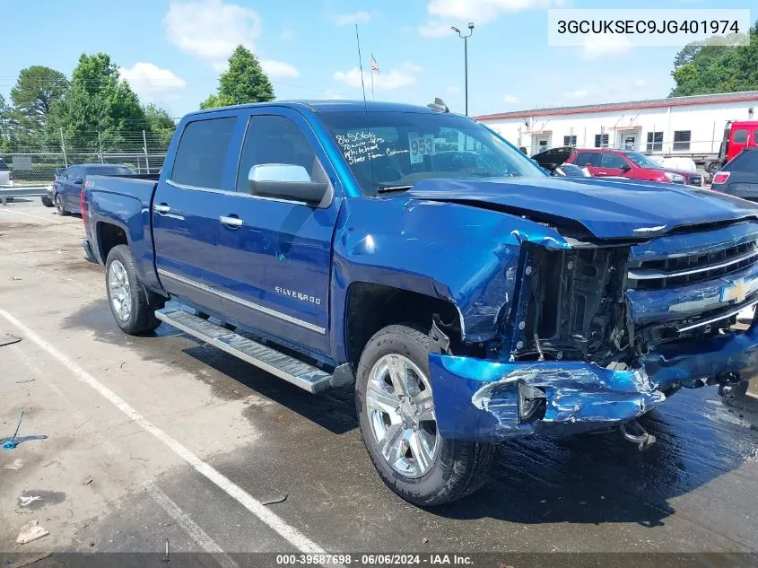 2018 Chevrolet Silverado 1500 2Lz VIN: 3GCUKSEC9JG401974 Lot: 39587698