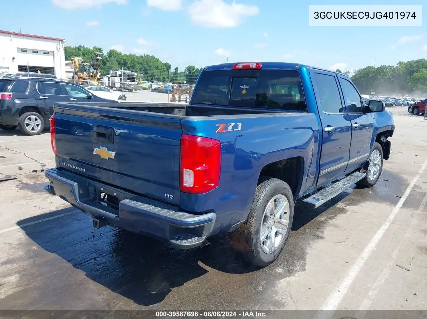 2018 Chevrolet Silverado 1500 2Lz VIN: 3GCUKSEC9JG401974 Lot: 39587698