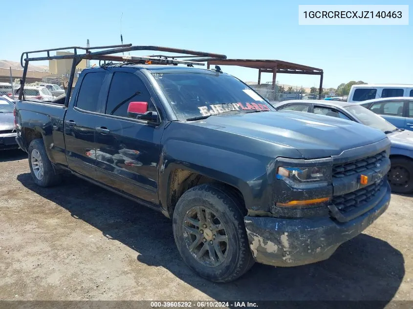 1GCRCRECXJZ140463 2018 Chevrolet Silverado 1500 1Lt