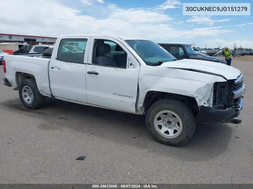 2018 Chevrolet Silverado 1500 Wt VIN: 3GCUKNEC9JG151279 Lot: 39612000