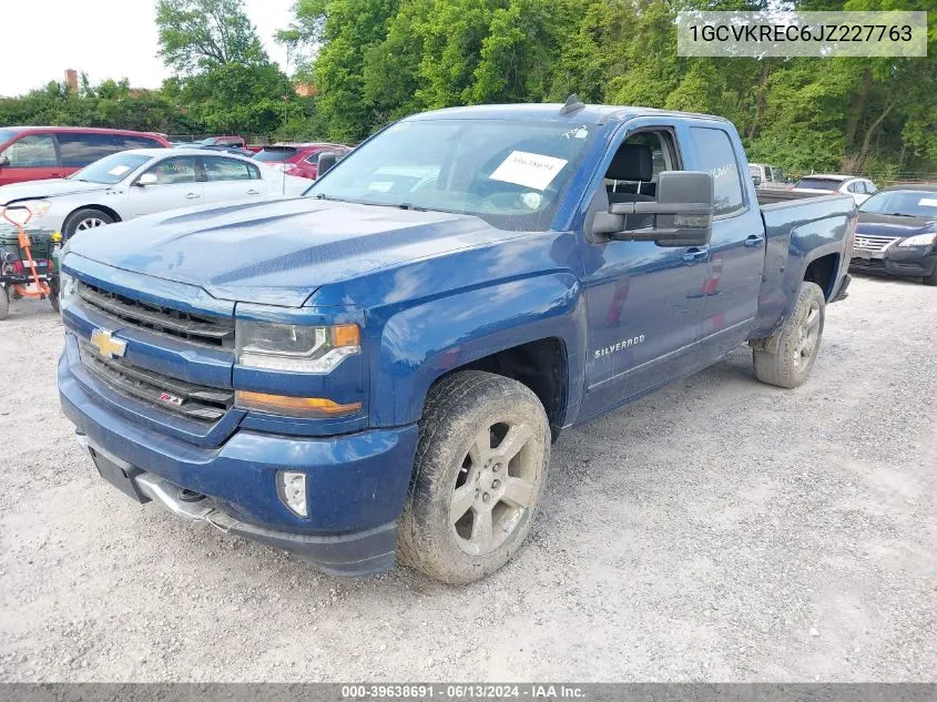 2018 Chevrolet Silverado 1500 2Lt VIN: 1GCVKREC6JZ227763 Lot: 40655982