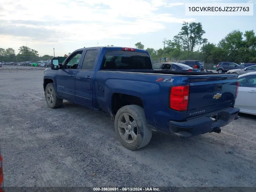 2018 Chevrolet Silverado 1500 2Lt VIN: 1GCVKREC6JZ227763 Lot: 40655982