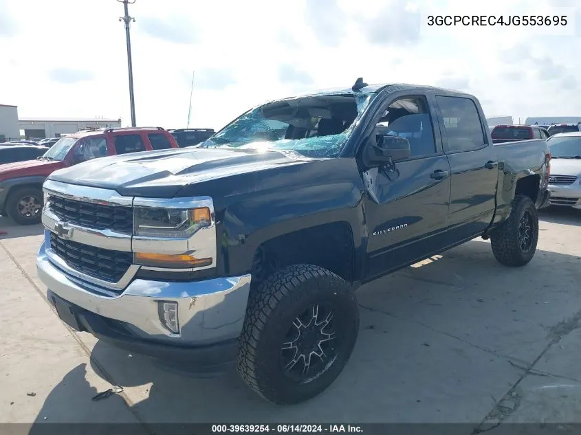 2018 Chevrolet Silverado 1500 1Lt VIN: 3GCPCREC4JG553695 Lot: 39639254