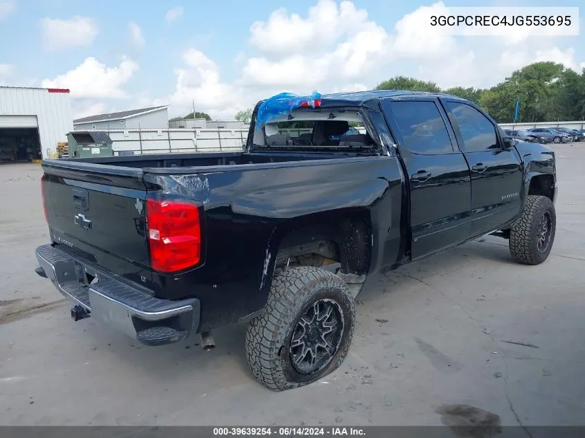 3GCPCREC4JG553695 2018 Chevrolet Silverado 1500 1Lt