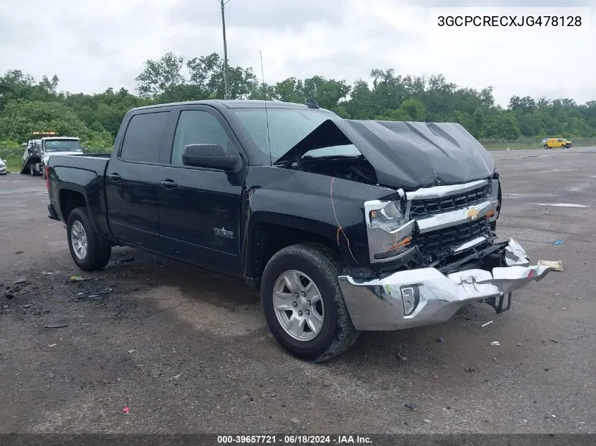 2018 Chevrolet Silverado 1500 1Lt VIN: 3GCPCRECXJG478128 Lot: 39657721