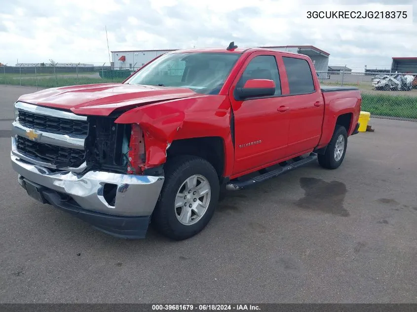 3GCUKREC2JG218375 2018 Chevrolet Silverado 1500 1Lt