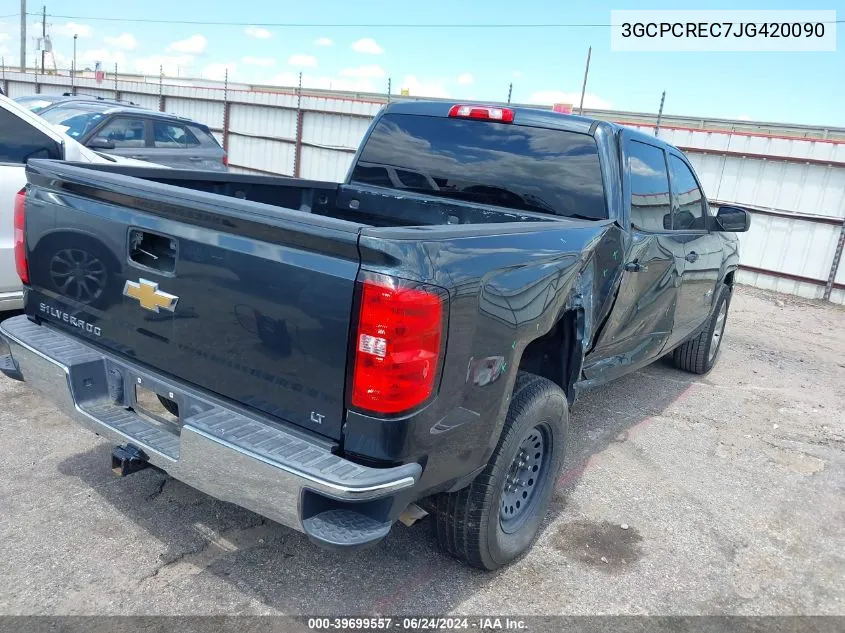 2018 Chevrolet Silverado 1500 1Lt VIN: 3GCPCREC7JG420090 Lot: 39699557