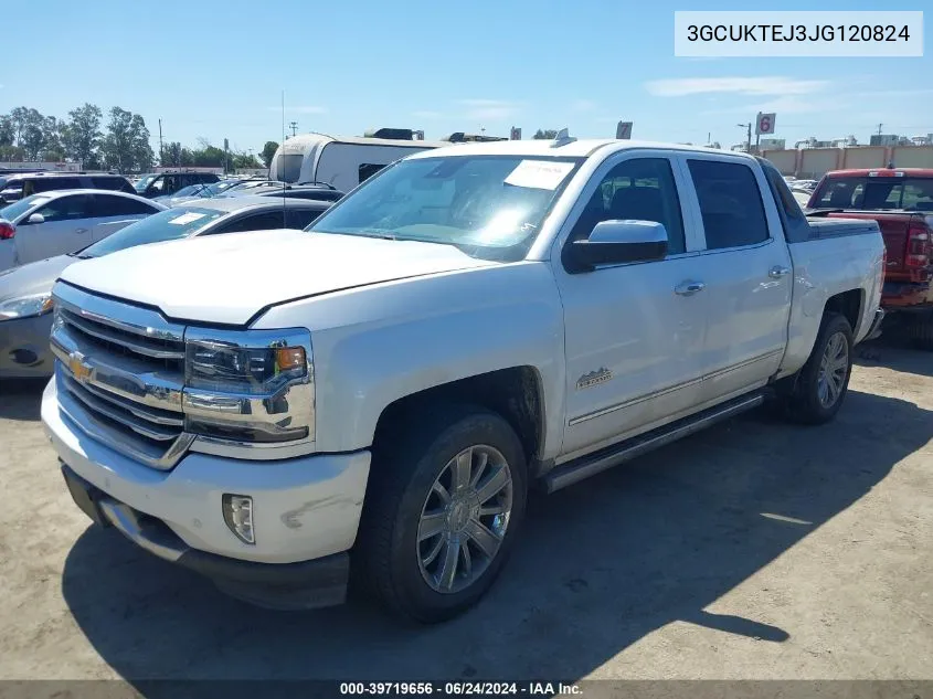 3GCUKTEJ3JG120824 2018 Chevrolet Silverado 1500 High Country