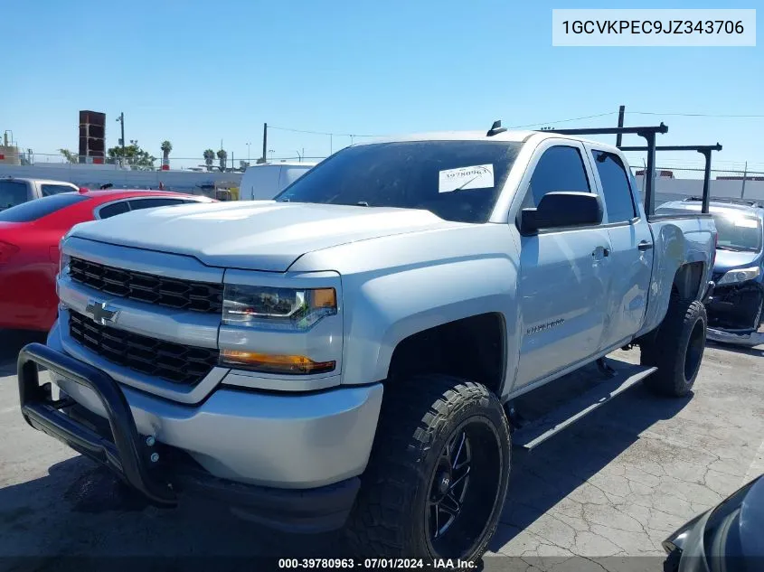 1GCVKPEC9JZ343706 2018 Chevrolet Silverado 1500 Custom