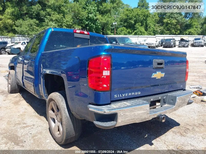 2018 Chevrolet Silverado 1500 1Lt VIN: 3GCPCREC9JG147847 Lot: 39801555