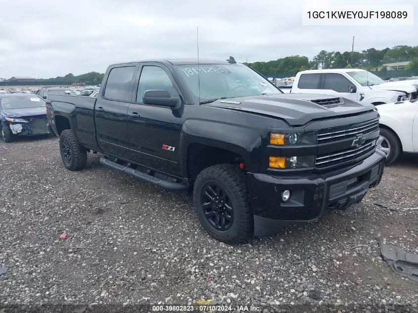 2018 Chevrolet Silverado 2500Hd Ltz VIN: 1GC1KWEY0JF198089 Lot: 39802823