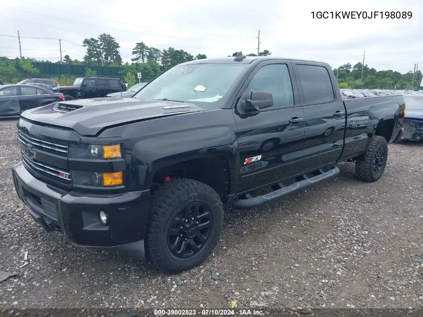 1GC1KWEY0JF198089 2018 Chevrolet Silverado 2500Hd Ltz