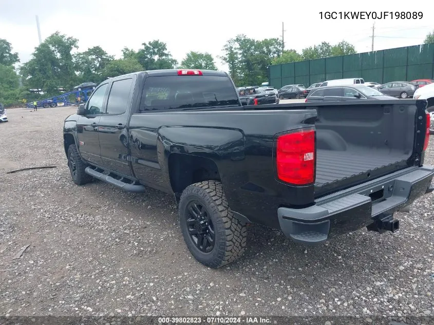 1GC1KWEY0JF198089 2018 Chevrolet Silverado 2500Hd Ltz