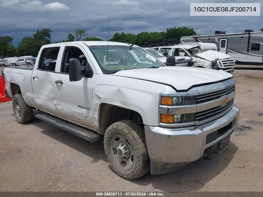 2018 Chevrolet Silverado 2500Hd Wt VIN: 1GC1CUEG8JF200714 Lot: 39808711