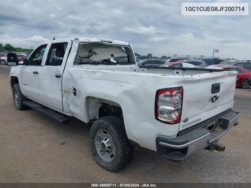 1GC1CUEG8JF200714 2018 Chevrolet Silverado 2500Hd Wt