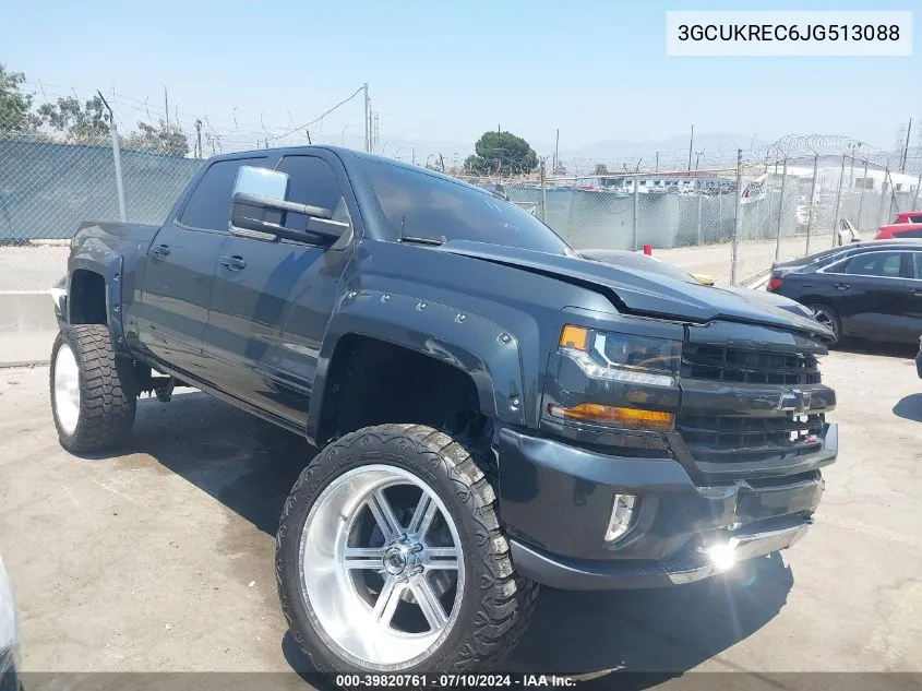 3GCUKREC6JG513088 2018 Chevrolet Silverado 1500 2Lt