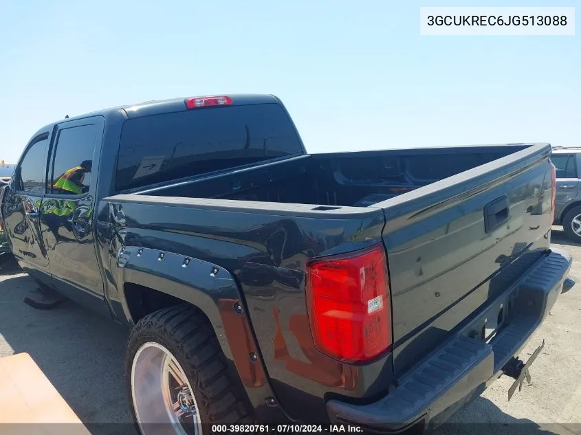 3GCUKREC6JG513088 2018 Chevrolet Silverado 1500 2Lt