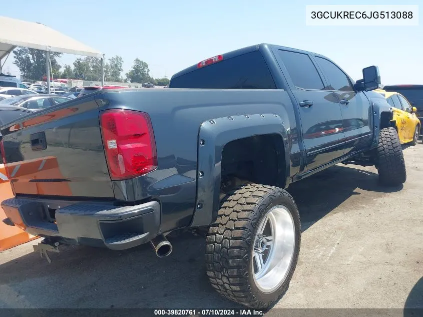 2018 Chevrolet Silverado 1500 2Lt VIN: 3GCUKREC6JG513088 Lot: 39820761