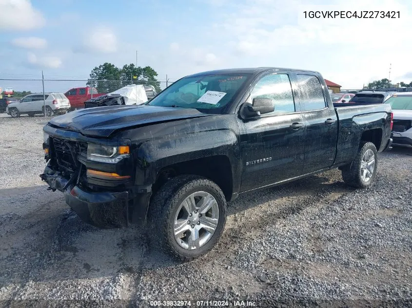 2018 Chevrolet Silverado 1500 Custom VIN: 1GCVKPEC4JZ273421 Lot: 39832974