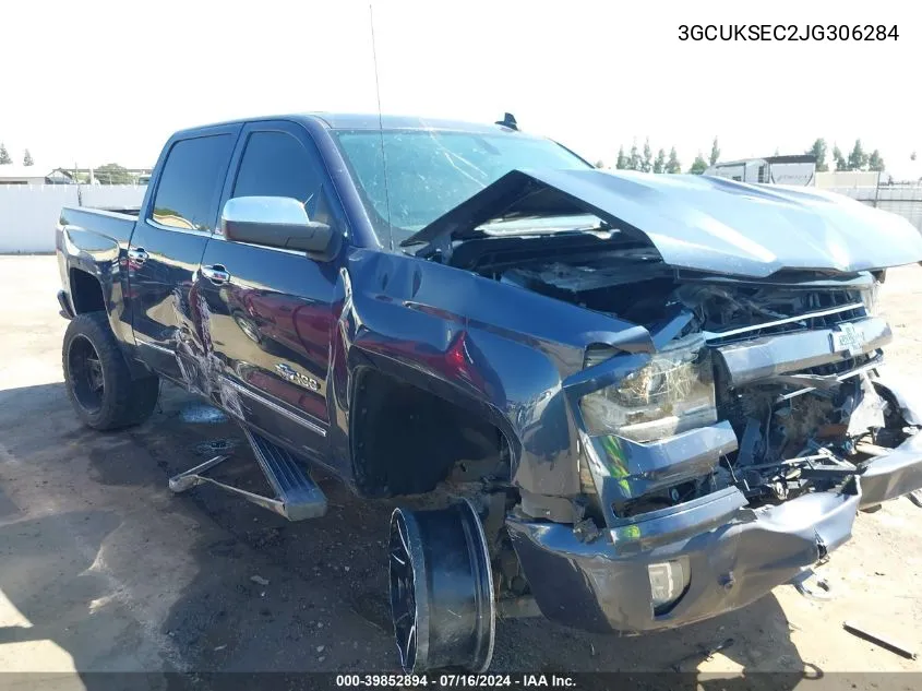 2018 Chevrolet Silverado 1500 2Lz VIN: 3GCUKSEC2JG306284 Lot: 39852894