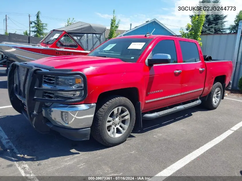 2018 Chevrolet Silverado 1500 1Lz VIN: 3GCUKSEC2JG244773 Lot: 39873361