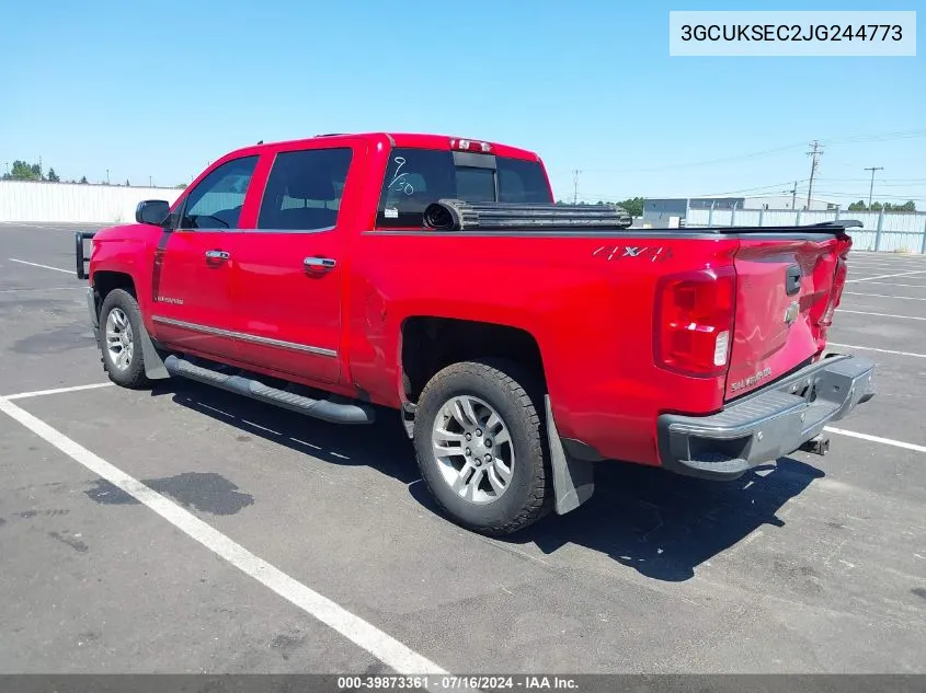 2018 Chevrolet Silverado 1500 1Lz VIN: 3GCUKSEC2JG244773 Lot: 39873361