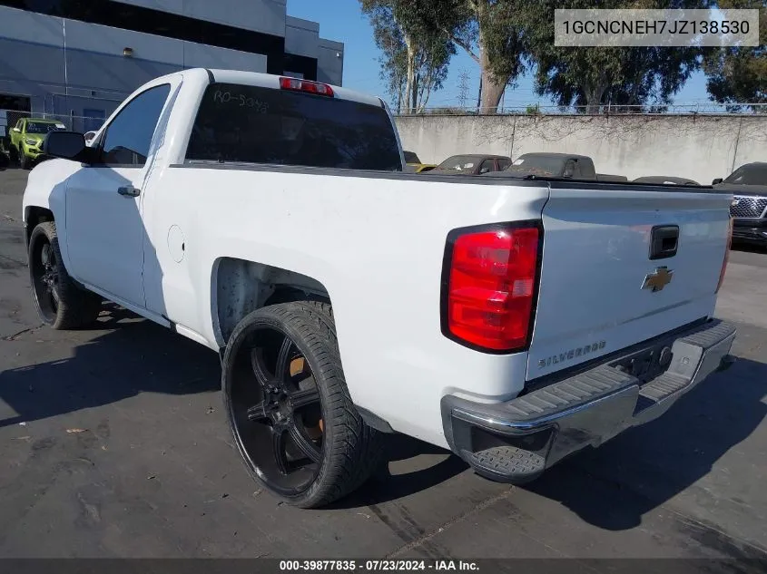 2018 Chevrolet Silverado 1500 Wt VIN: 1GCNCNEH7JZ138530 Lot: 39877835