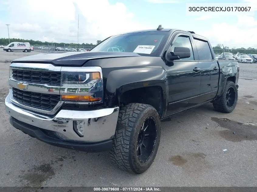 3GCPCRECXJG170067 2018 Chevrolet Silverado 1500 Lt