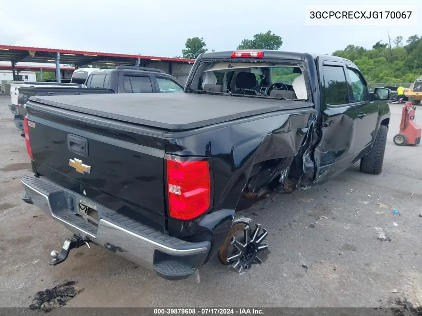 3GCPCRECXJG170067 2018 Chevrolet Silverado 1500 Lt