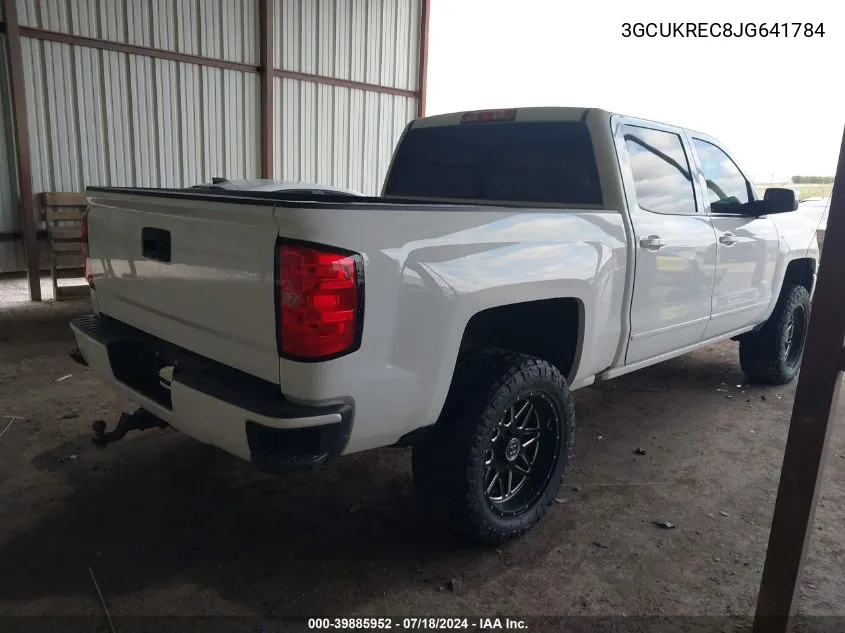 3GCUKREC8JG641784 2018 Chevrolet Silverado 1500 2Lt