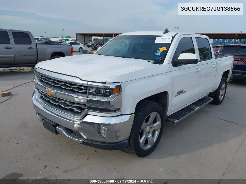 3GCUKREC7JG138666 2018 Chevrolet Silverado 1500 1Lt