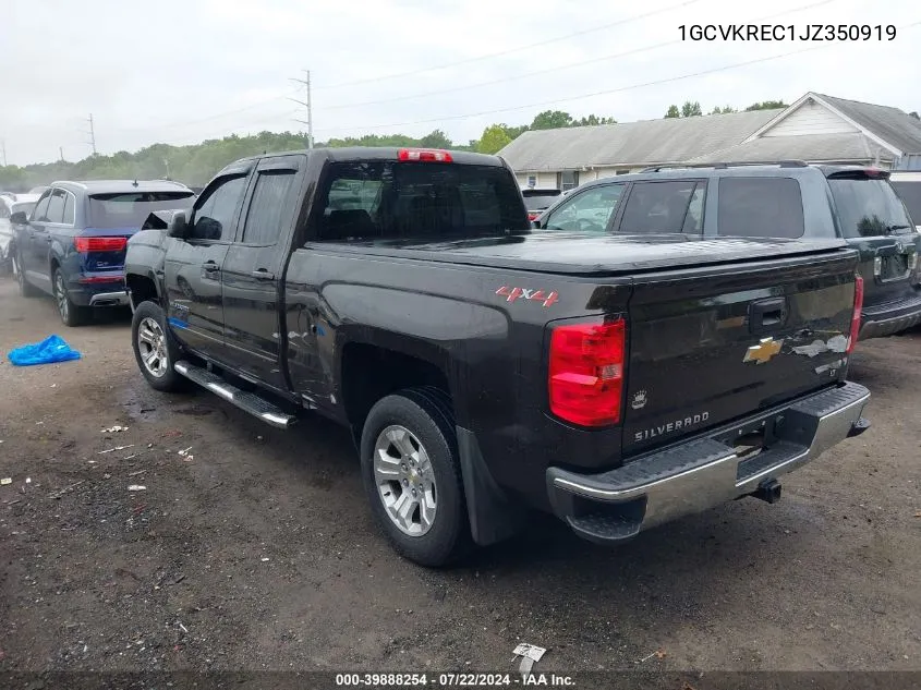 2018 Chevrolet Silverado 1500 1Lt VIN: 1GCVKREC1JZ350919 Lot: 39888254