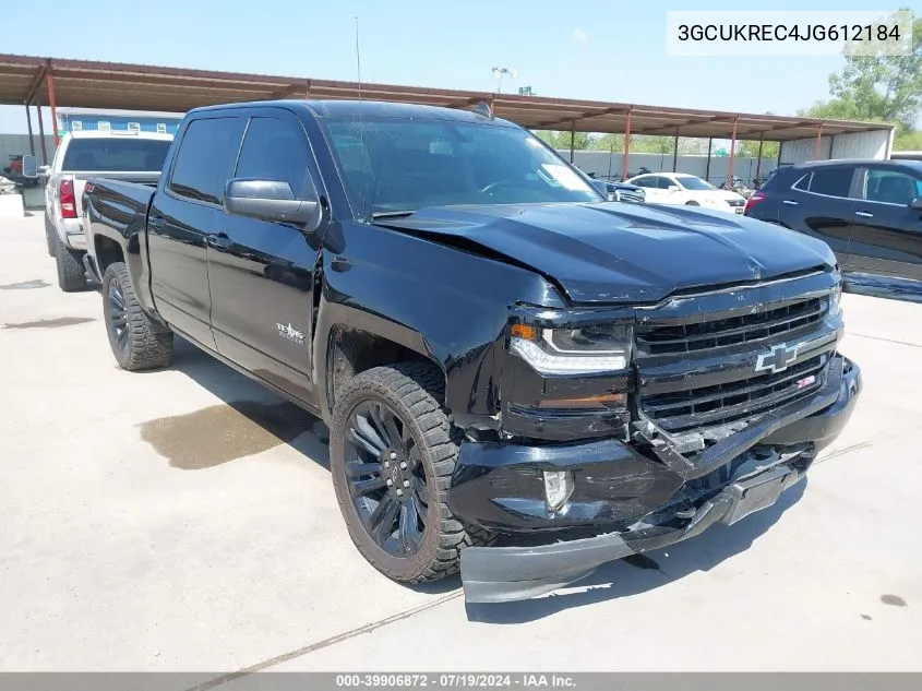 3GCUKREC4JG612184 2018 Chevrolet Silverado 1500 2Lt