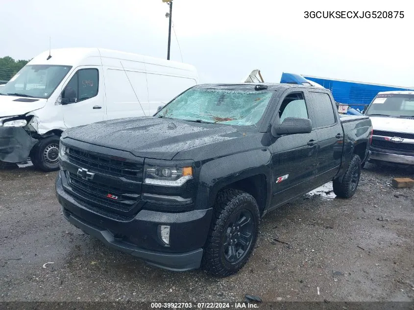 2018 Chevrolet Silverado 1500 2Lz VIN: 3GCUKSECXJG520875 Lot: 39922703