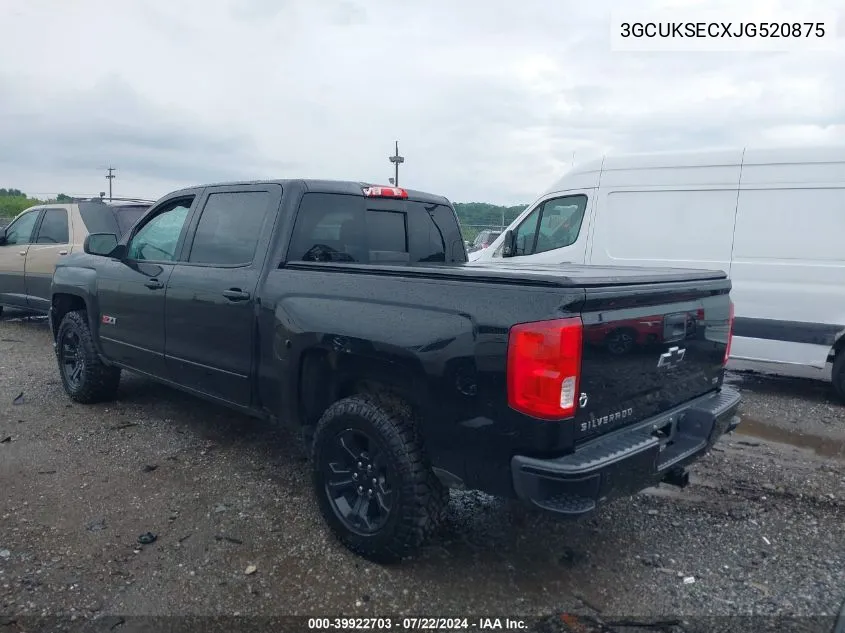 2018 Chevrolet Silverado 1500 2Lz VIN: 3GCUKSECXJG520875 Lot: 39922703