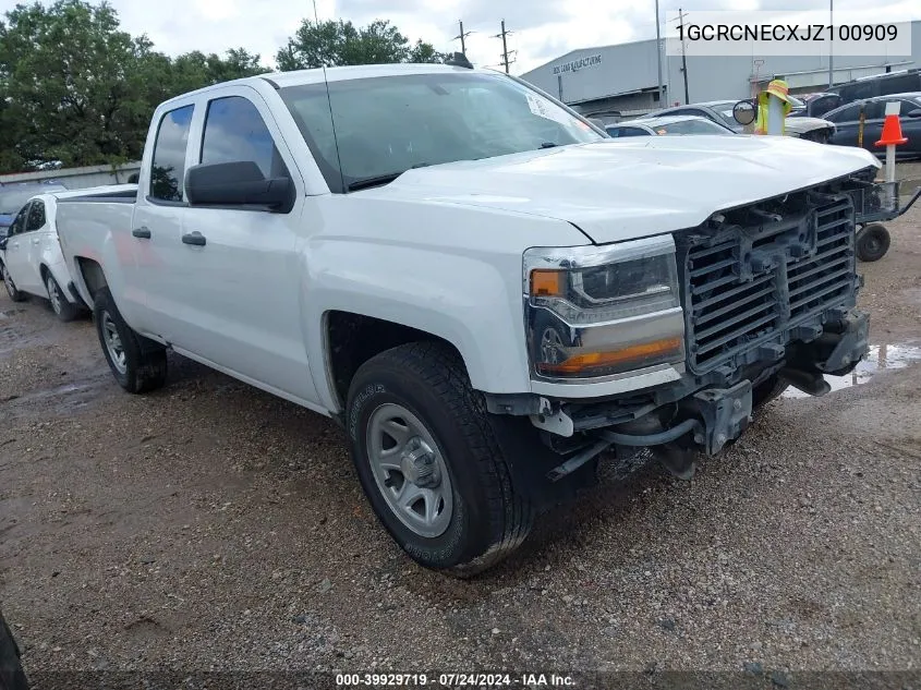 1GCRCNECXJZ100909 2018 Chevrolet Silverado 1500 Ls