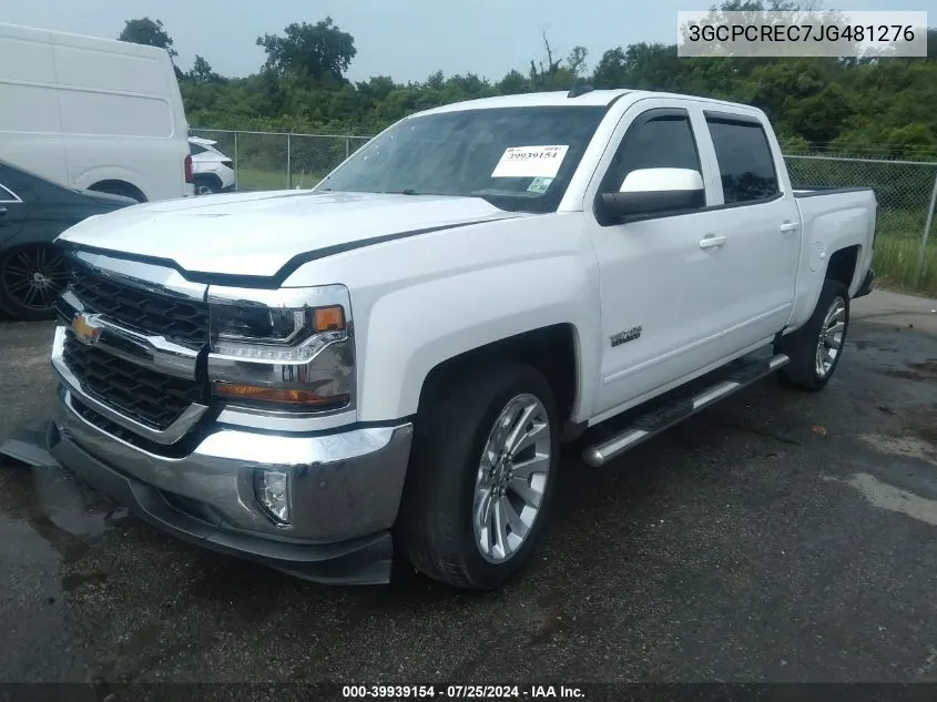 3GCPCREC7JG481276 2018 Chevrolet Silverado 1500 Lt