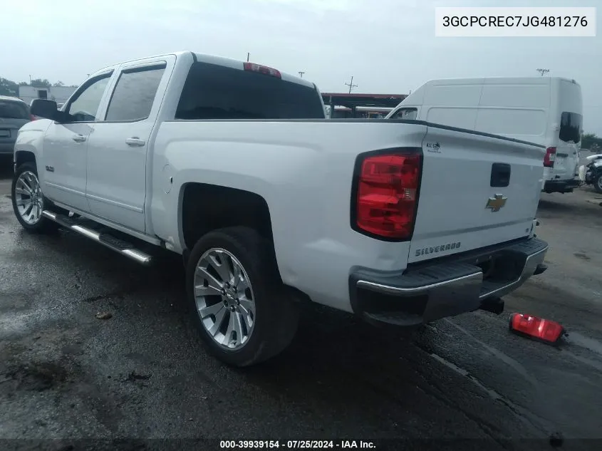 3GCPCREC7JG481276 2018 Chevrolet Silverado 1500 Lt