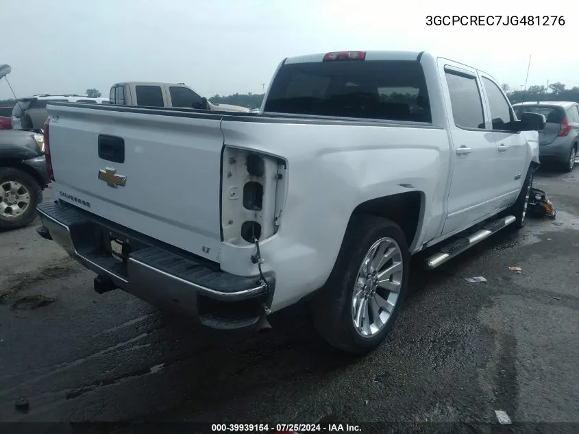 3GCPCREC7JG481276 2018 Chevrolet Silverado 1500 Lt