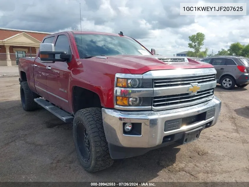 1GC1KWEY1JF207625 2018 Chevrolet Silverado 2500Hd Ltz