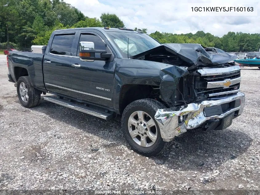 2018 Chevrolet Silverado 2500Hd Ltz VIN: 1GC1KWEY5JF160163 Lot: 39957646