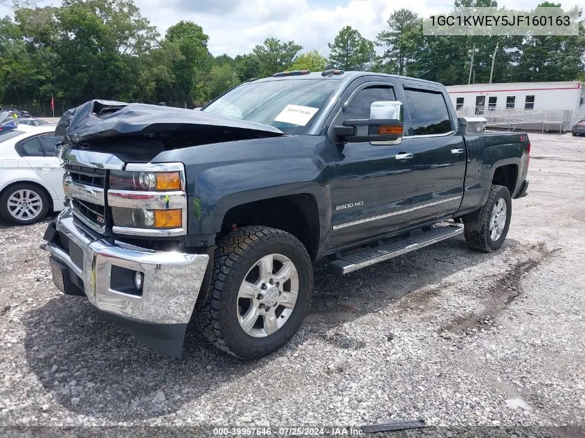 2018 Chevrolet Silverado 2500Hd Ltz VIN: 1GC1KWEY5JF160163 Lot: 39957646