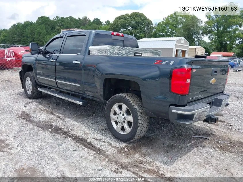 2018 Chevrolet Silverado 2500Hd Ltz VIN: 1GC1KWEY5JF160163 Lot: 39957646