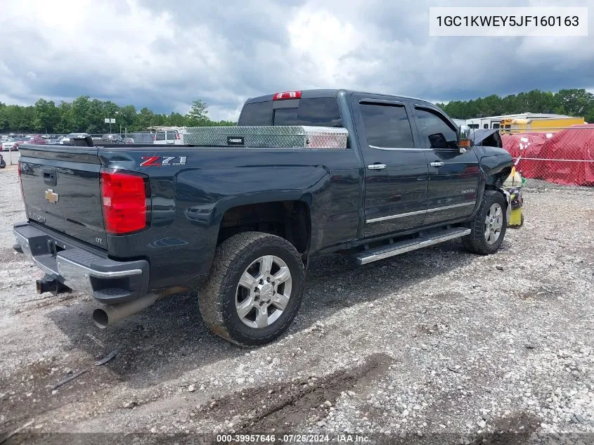 1GC1KWEY5JF160163 2018 Chevrolet Silverado 2500Hd Ltz