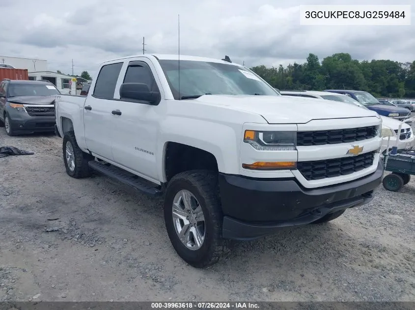 3GCUKPEC8JG259484 2018 Chevrolet Silverado 1500 Custom